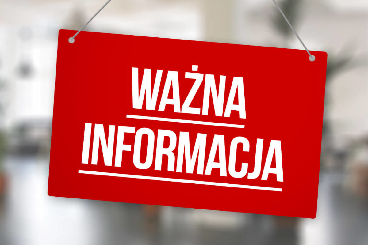 Kancelaria nieczynna 2 września